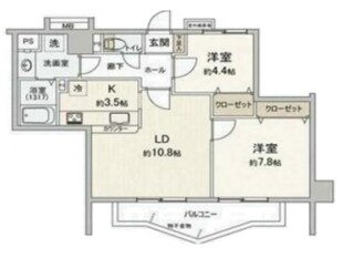 エクセレント千葉駅前タワーの物件間取画像